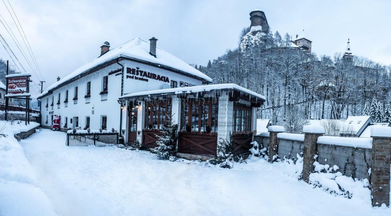 Apartmany Pod Oravskym Hradom Oravsky Podzamok Exteriör bild